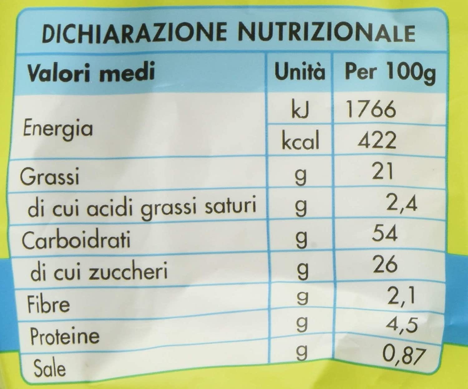 Madeleine Cereal senza glutine e lattosio, 200g