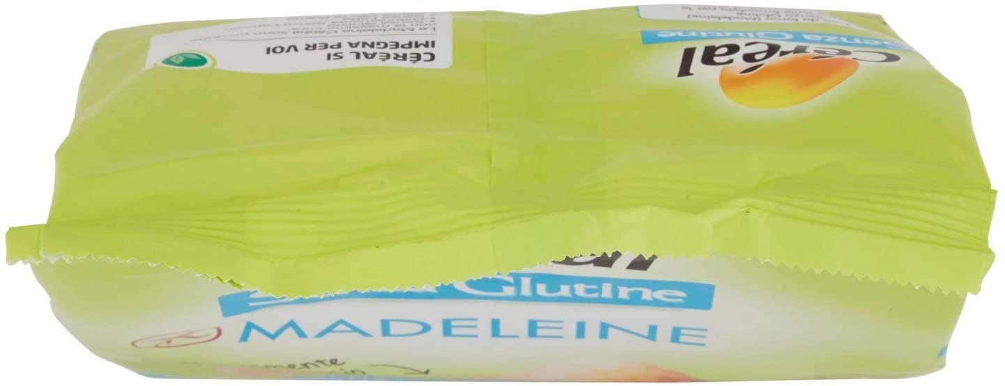 Madeleine Cereal senza glutine e lattosio, 200g