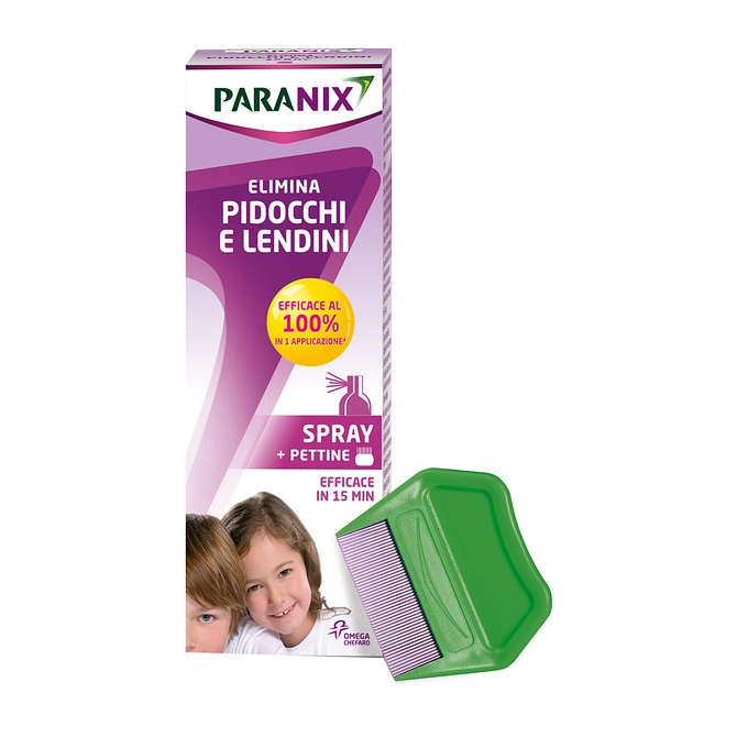 Paranix Spray Trattamento Antipediculosi 100 Ml + Pettine