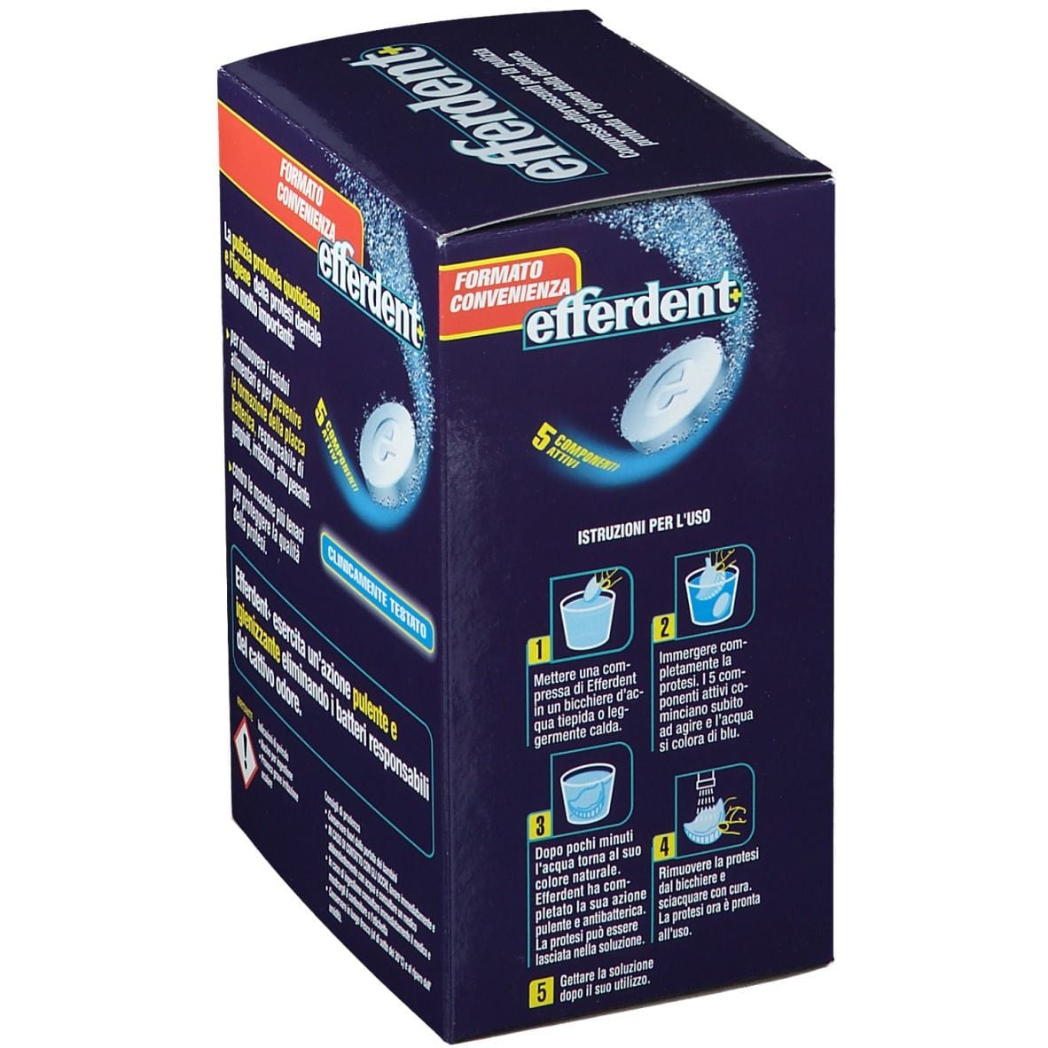 EFFERDENT PULIZIA DENTIERE 90 COMPRESSE EFFERVESCENTI