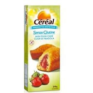 Mini plum cake senza glutine Céréal al gusto fragola 210g