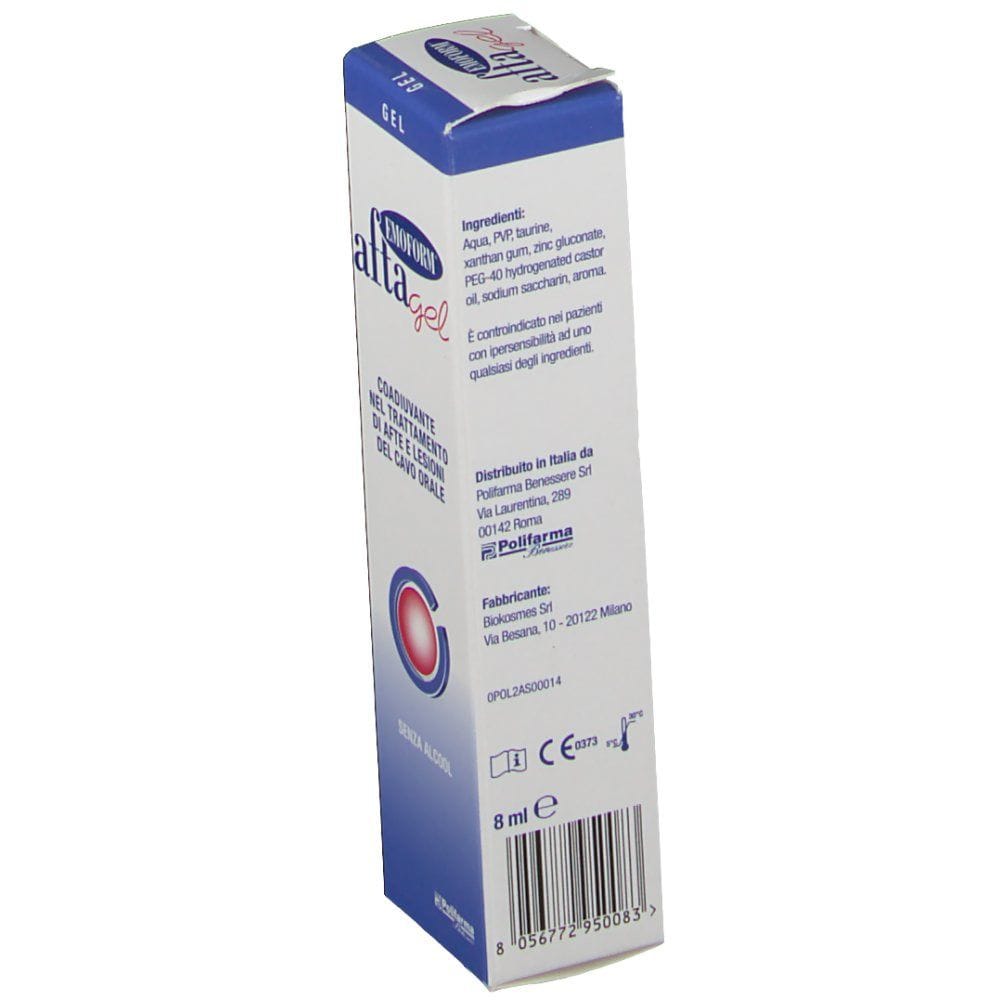 AFTAGEL EMOFORM GEL PER IGIENE DENTALE 8 ML