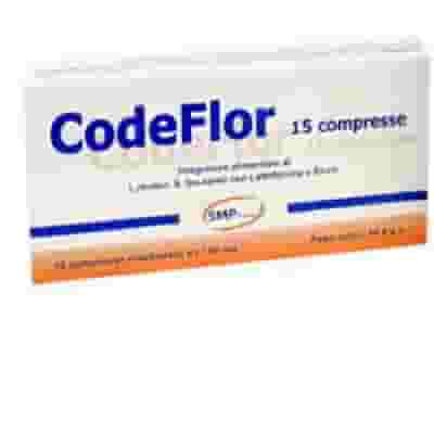 Integratore Codeflor fermenti lattici, 15 compresse masticabili