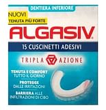 ALGASIV ADESIVO PER PROTESI DENTARIA INFERIORE 15 PEZZI OFFERTA SPECIALE + 3 PEZZI