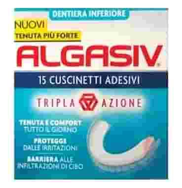 ALGASIV ADESIVO PER PROTESI DENTARIA INFERIORE 15 PEZZI OFFERTA SPECIALE + 3 PEZZI