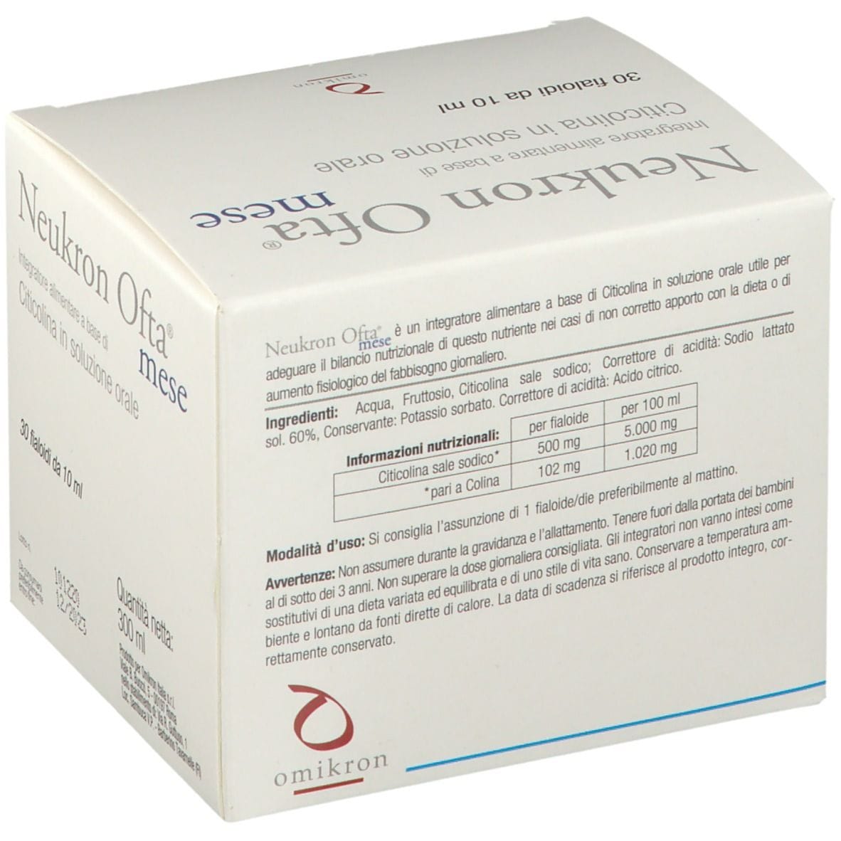 NEUKRON OFTA MESE 30 FLACONCINI 10 ML