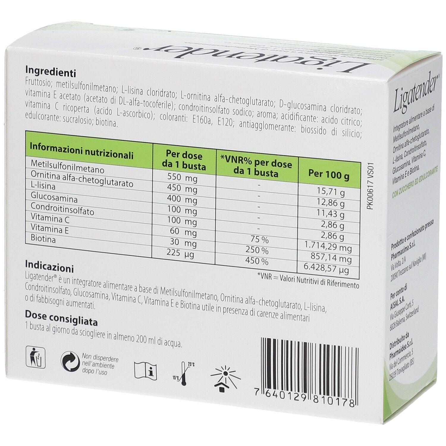 LIGATENDER 20 BUSTINE