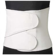 PANCERA POST-OPERATORIA DOPPIA REGOLAZIONE BIANCA IN TESSUTO BI ELASTICO IN COTONE 85-95 CM L