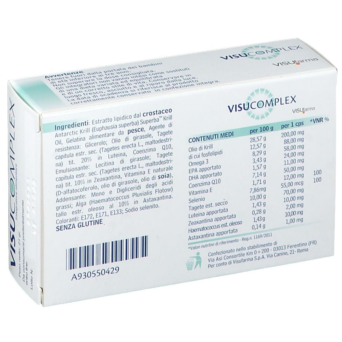 VISUCOMPLEX 30 CAPSULE