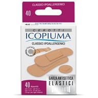 Cerotti ipoallergenici Icopiuma Mix con Clorexidina, 40 pezzi