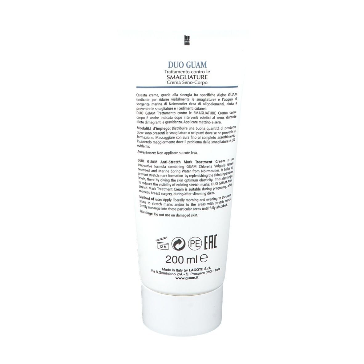 Crema GUAM DUO Smagliature Seno e Corpo 200ml
