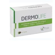 Integratore Dermolife con Omega 3 e 6 per la Pelle, 30 Capsule