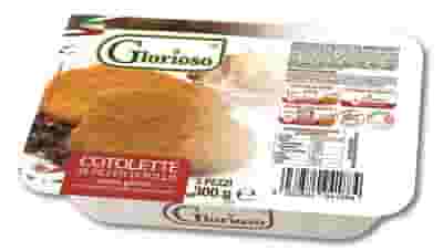 Cotoletta alla Milanese Surgelata Glorioso, senza glutine 165g