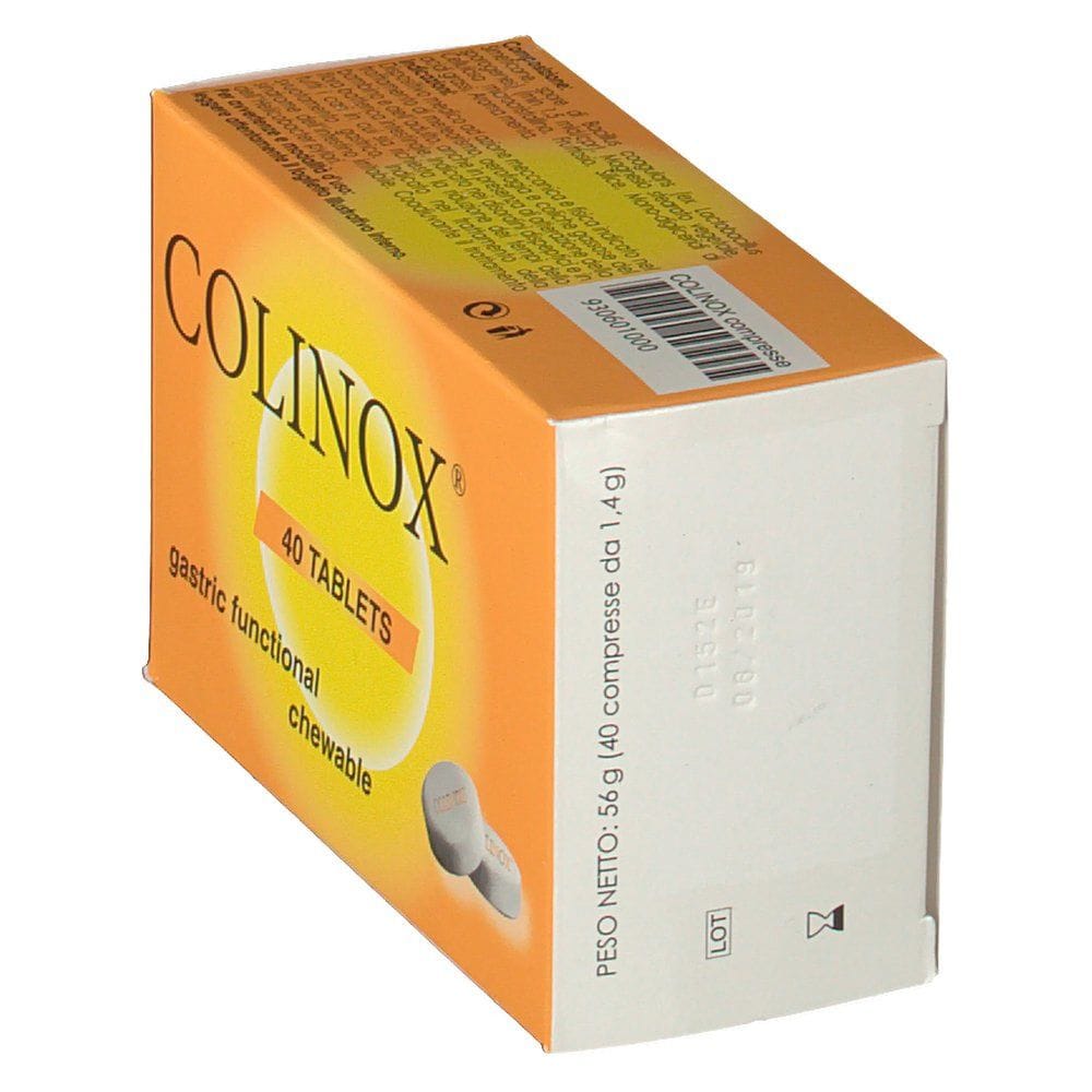 COLINOX 40 COMPRESSE MASTICABILI GASTROFUNZIONALI 56 G