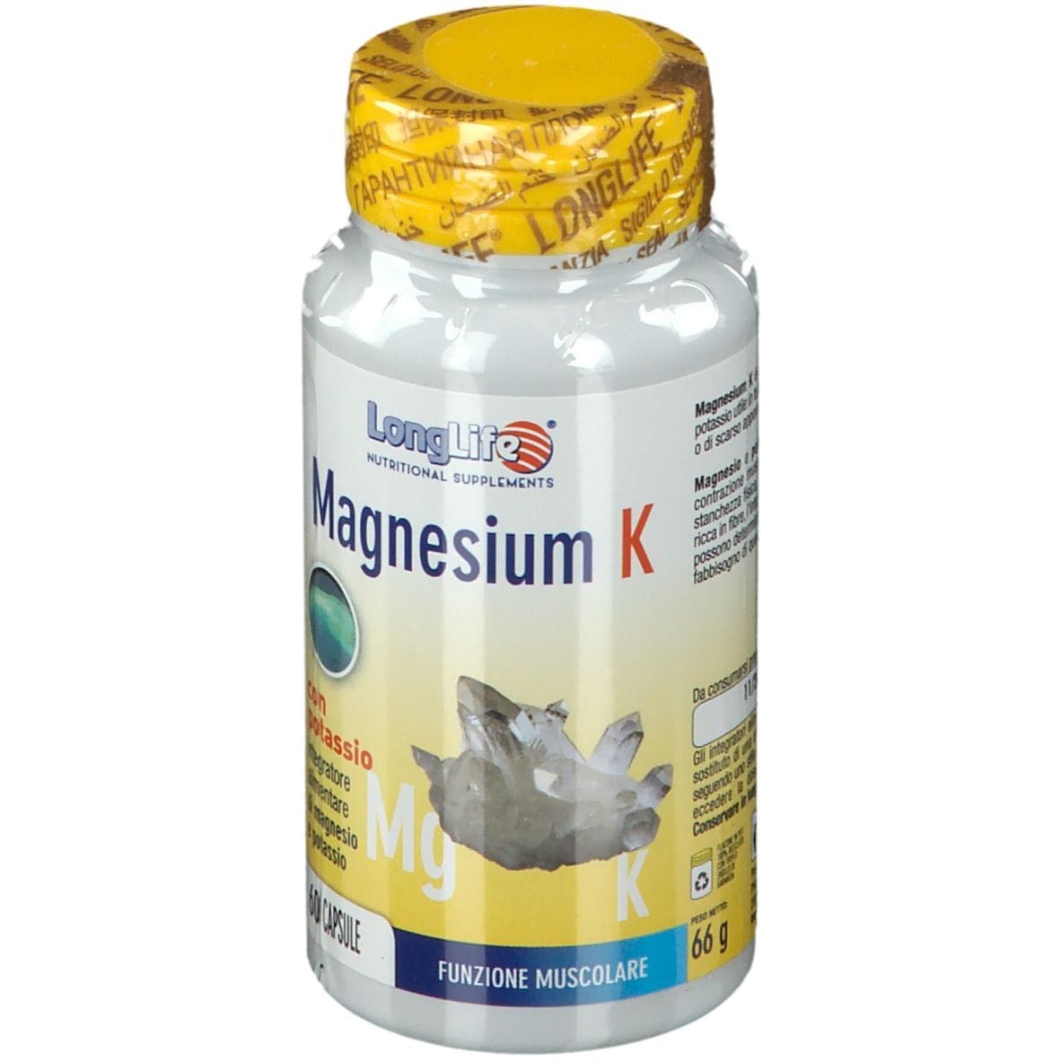 LONGLIFE MAGNESIUM K 60 CAPSULE