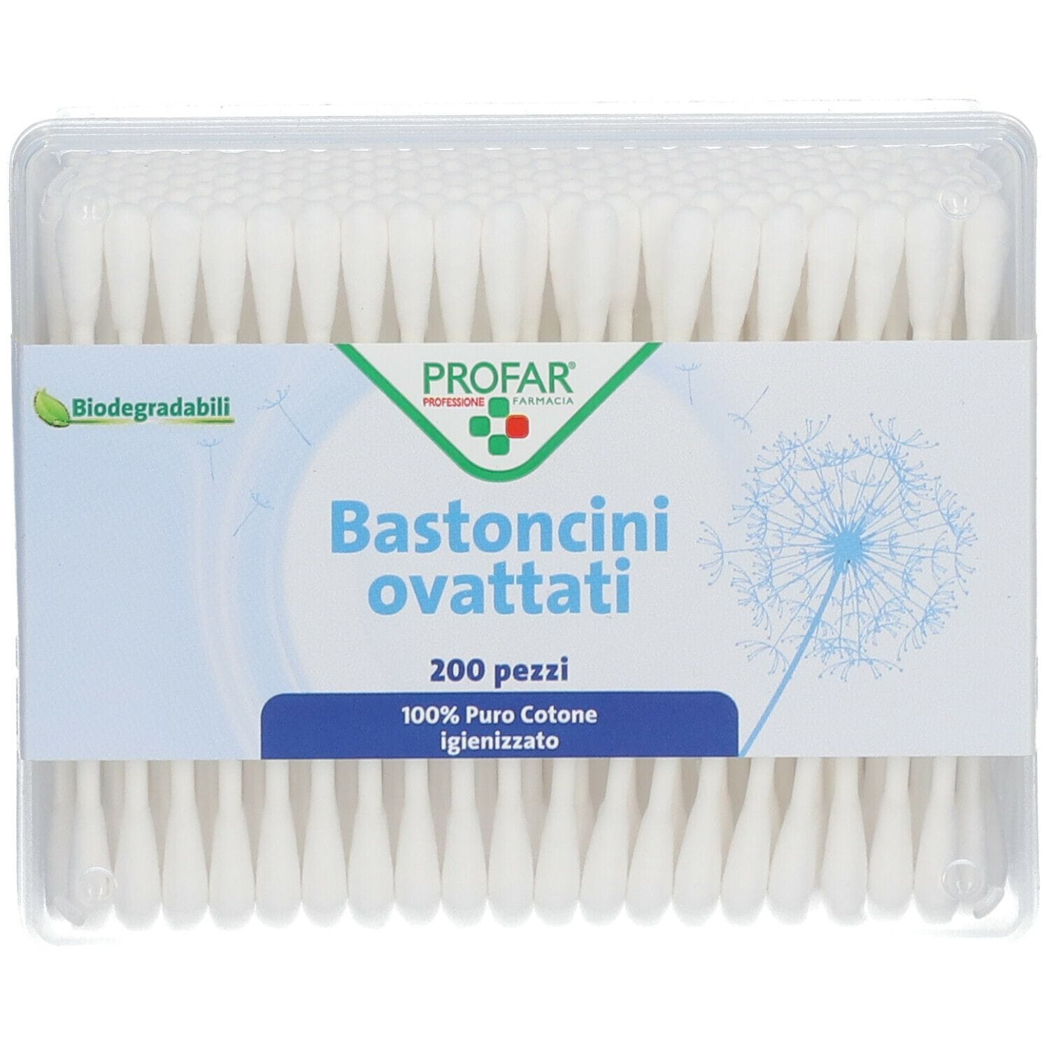 3 Conf.  900 Bastoncini Cotonati  Idrofil Cotton Fioc Biodegradabili 100 Ecologici