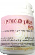 Integratore Lipoico PLUS 600 con acido alfa lipoico, 60 compresse