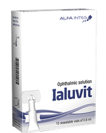 IALUVIT SOLUZIONE OFTALMICA 15 FLACONCINI 0,6 ML