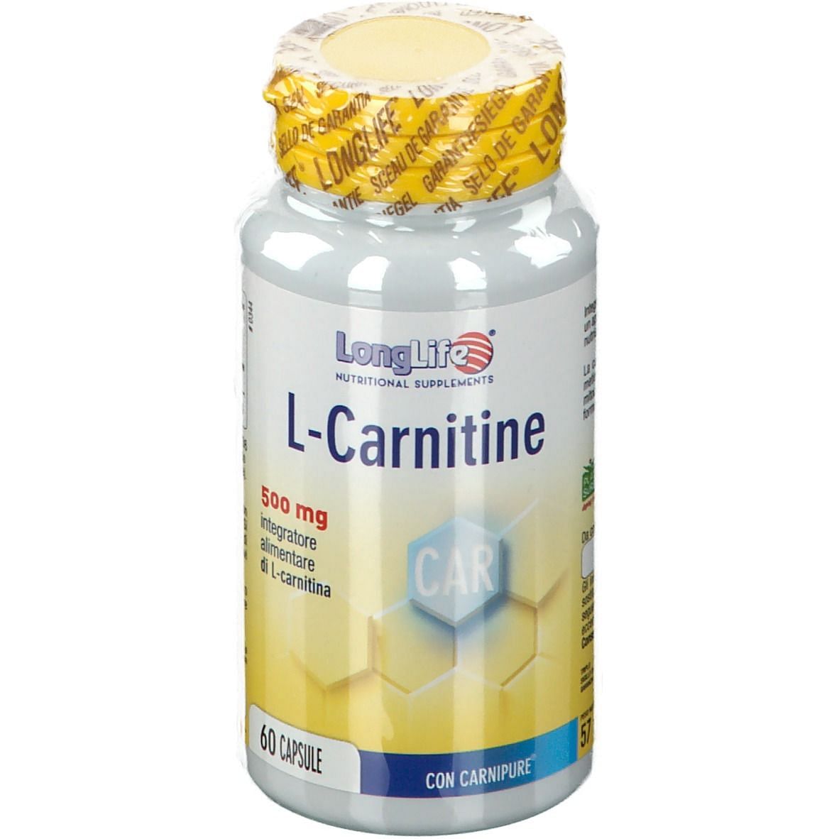 Longlife L Carnitine 60 Capsule