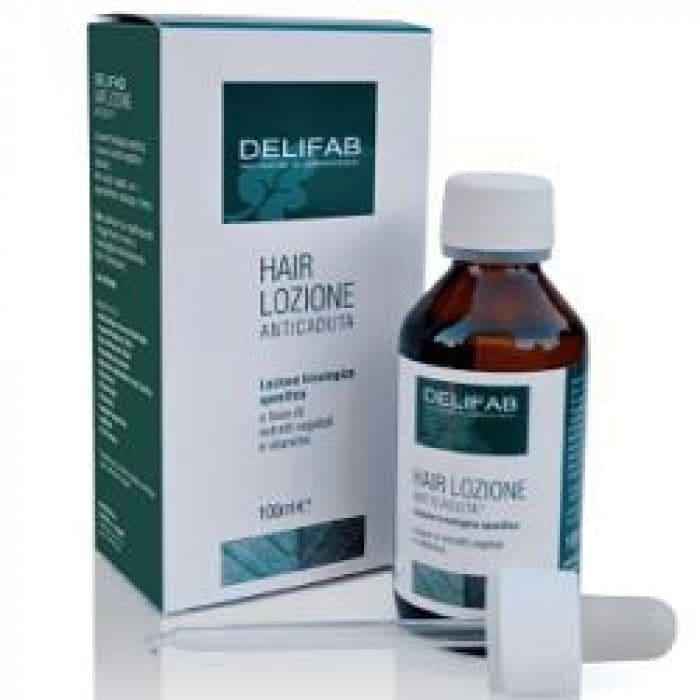 Lozione anticaduta Delifab Hair con estratti vegetali, 100ml
