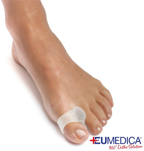 Divaricatore Gel Toe Spreader Con Anello Di Fissaggio Al Secondo Dito M