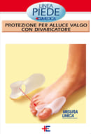 PROTEZIONE PER ALLUCE VALGO CON DIVARICATORE GEL BUNION TOE SPREADER