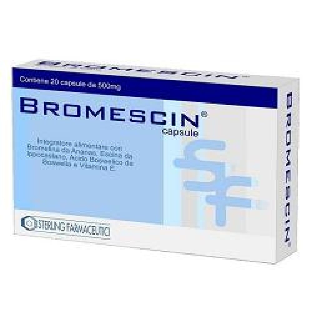 Integratore Bromescin 20 capsule per processi flogistici