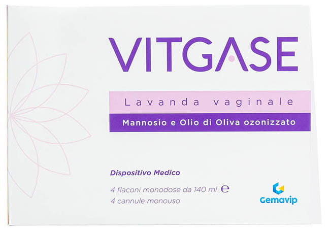 Lavanda vaginale Vitgase per l'igiene intima, 4x140ml