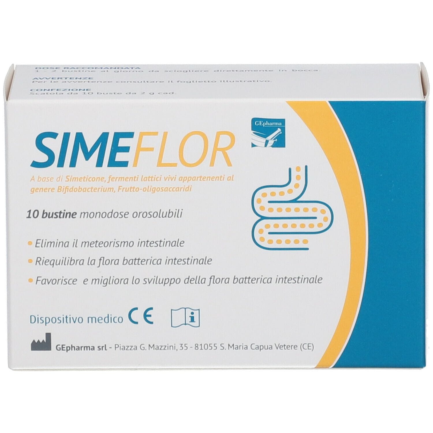 SIMEFLOR POLVERE OROSOLUBILE 10 BUSTINE MONODOSE 2 G