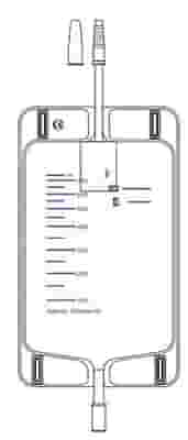 SACCA DA GAMBA IN PVC PER RACCOLTA URINA EASYMIA 750 ML TUBO 35CM CON VALVOLA ANTIREFLUSSO E RUBINETTO DI SCARICO PUSH/PULL 10 PEZZI