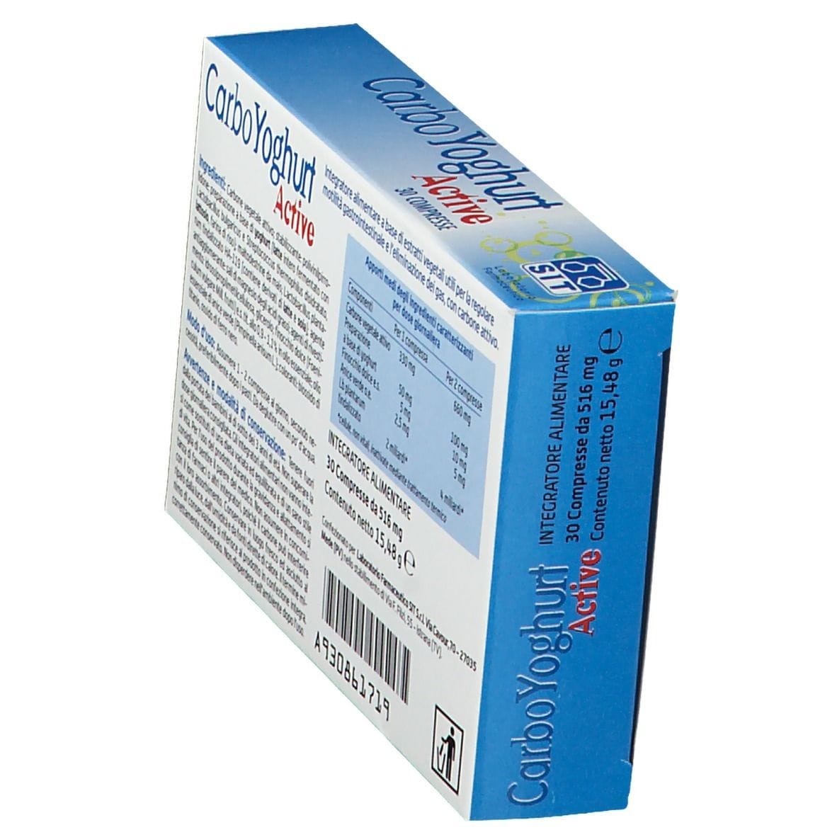 CARBOYOGHURT PLUS 30 COMPRESSE DA 565 MG