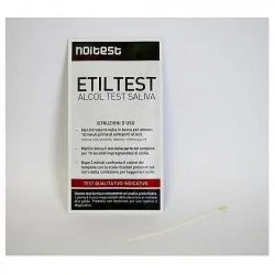 ETILTEST ALCOL TEST SALIVA 1 PEZZO ETILTEST ALCOL TEST SALIVA 1 PEZZO