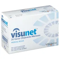 GARZA OFTALMICA VISUNET CON ACIDO IALURONICO 20 PEZZI