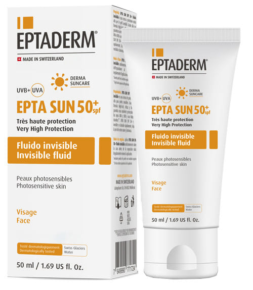 EPTA SUN SPF50+ FLUIDO INVISIBILE 50 ML