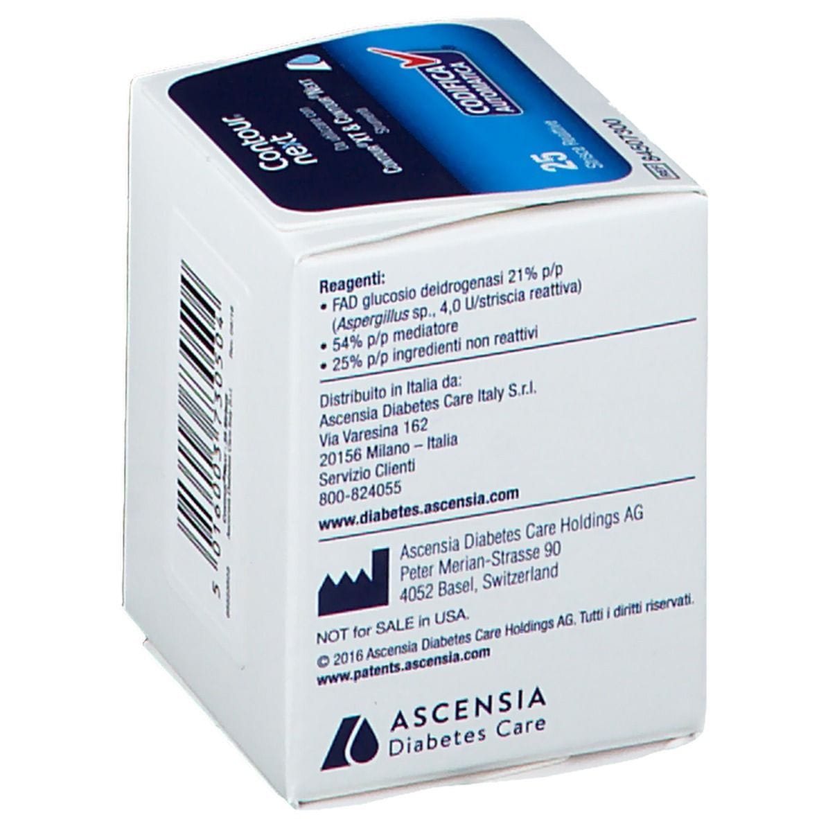 STRISCE MISURAZIONE GLICEMIA CONTOUR NEXT 25 PEZZI