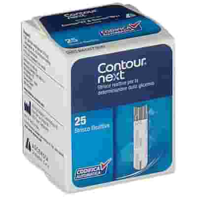 STRISCE MISURAZIONE GLICEMIA CONTOUR NEXT 25 PEZZI