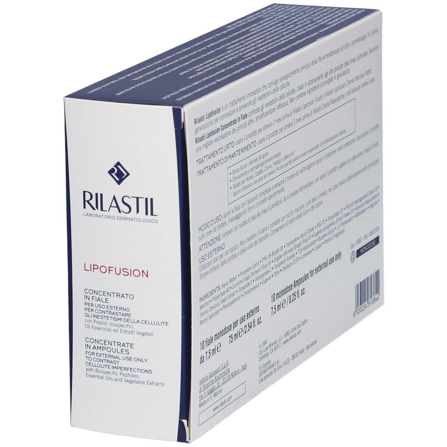 RILASTIL LIPOFUSION 10 FIALE 7,5 ML