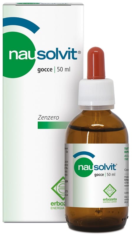 Nausolvit gocce allo zenzero contro la nausea, 50ml