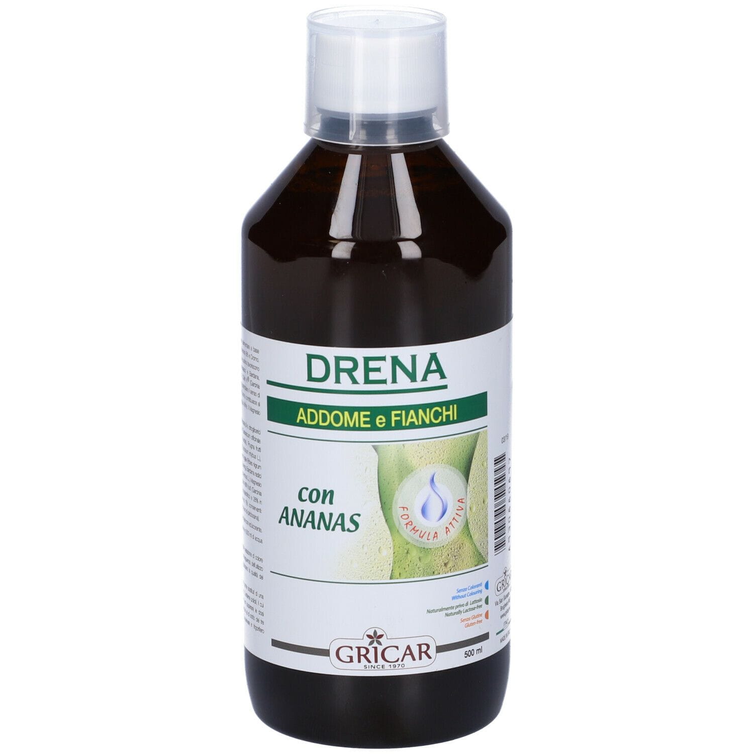 DRENA ADDOME E FIANCHI CON ANANAS 500 ML