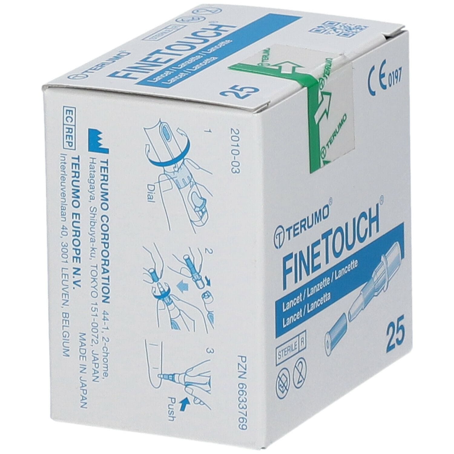 LANCETTE PUNGIDITO FINETOUCH 23 GAUGE 25 PEZZI