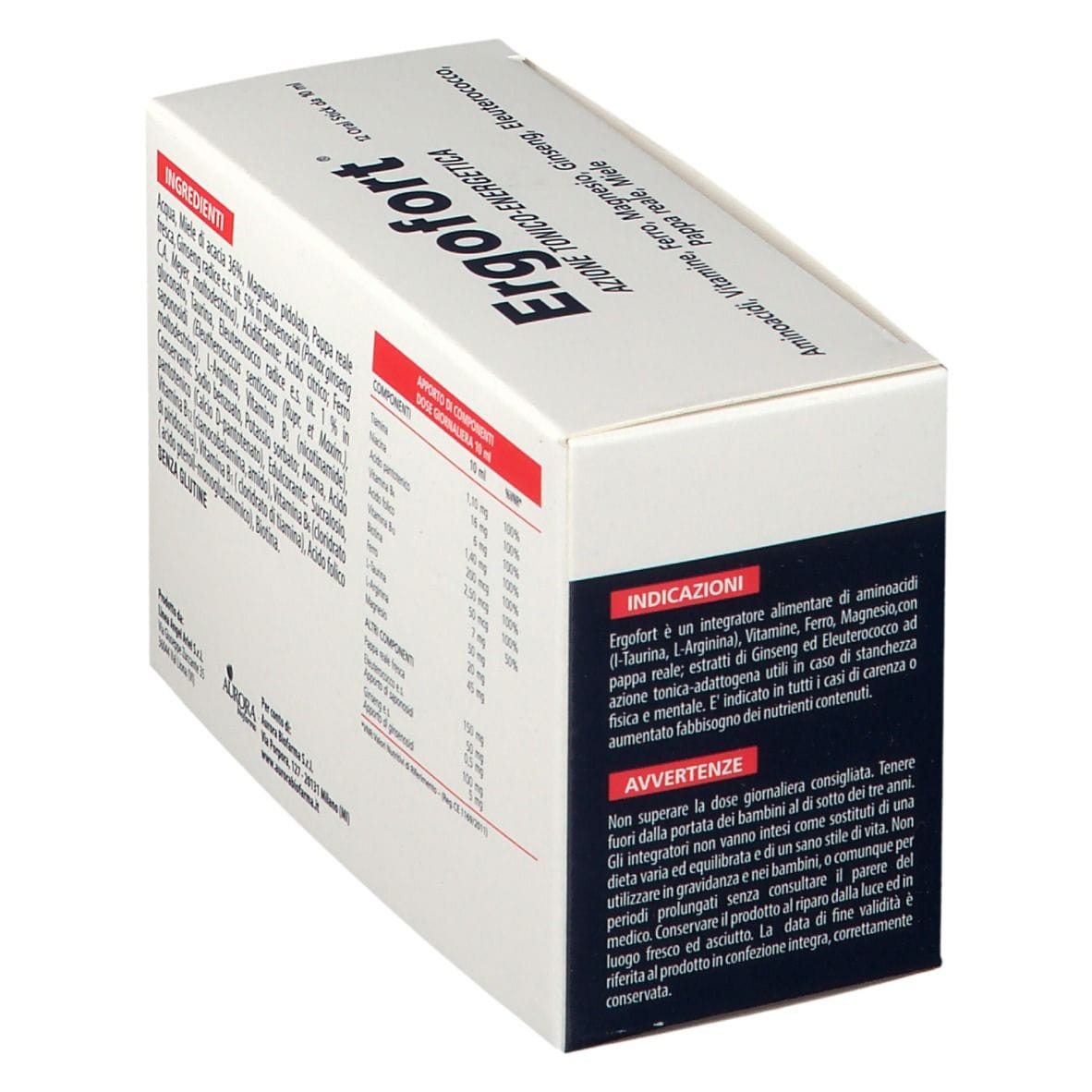 ERGOFORT 12 BUSTINE STICK PACK 10 ML