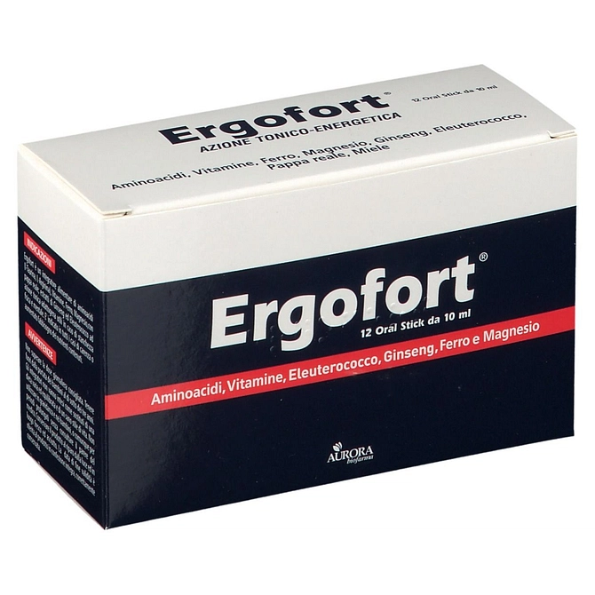 Ergofort 12 Bustine Stick Pack 10 Ml