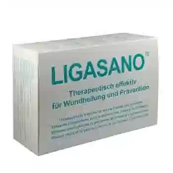 MEDICAZIONE ASSORBENTE IN POLIURETANO ESPANSO LIGASANO STRUTTURA A NIDO D'APE STERILE 15X10X1CM 5 PEZZI
