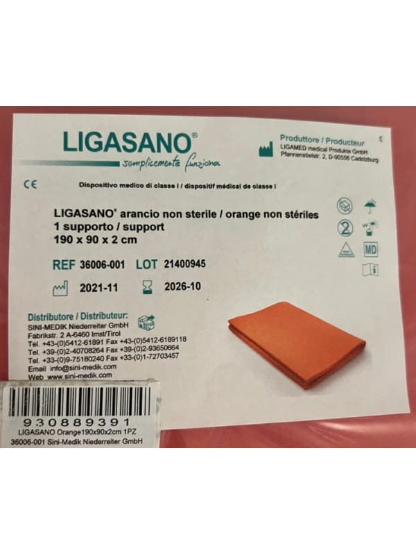 MEDICAZIONE LIGASANO ORANGE LASTRA 190X90X2CM 1 PEZZO