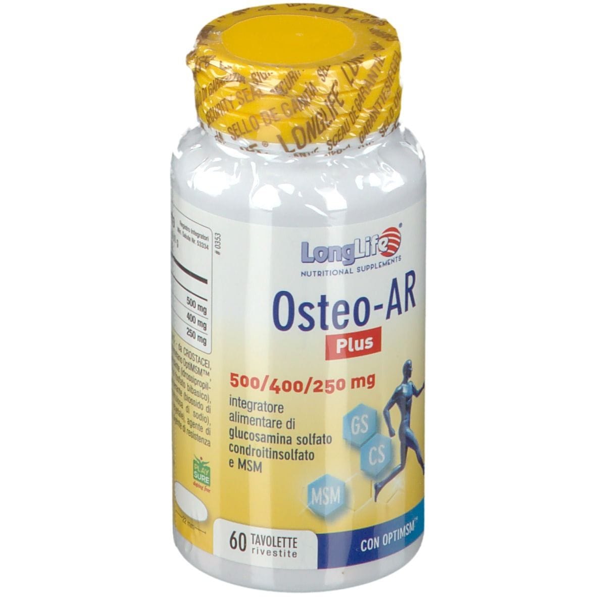 LONGLIFE OSTEO-AR PLUS 60 TAVOLETTE RIVESTITE