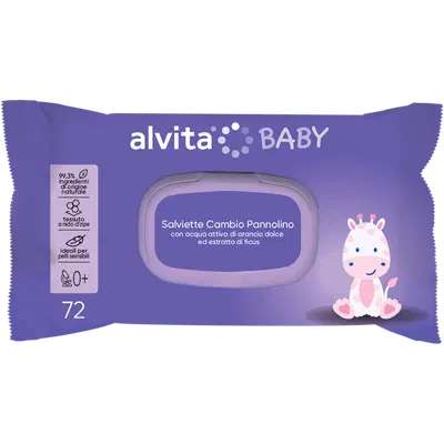 ALVITA BABY SALVIETTE CAMBIO PANNOLINO 72 PEZZI ALVITA BABY SALVIETTE CAMBIO PANNOLINO 72 PEZZI