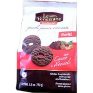 Biscotti senza glutine Le Veneziane Cacao e Nocciola 250g