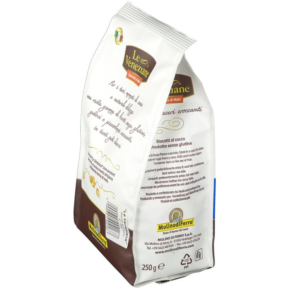 Biscotti al Cocco Le Veneziane senza glutine, 250g