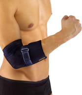 Gomitiera elastica New Edge 038 con pressore epicondilo, taglia M