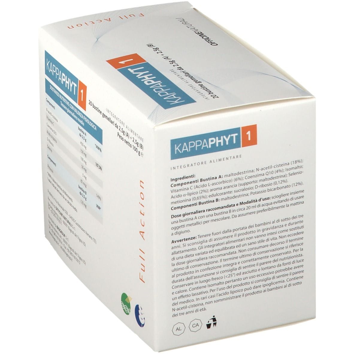 KAPPAPHYT 1 20 BUSTINE GEM 2,5 G + 2,5 G